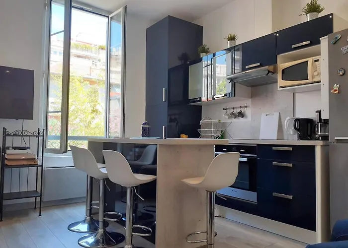 2 Pieces Neuf Wifi Quartier Borriglione نيس