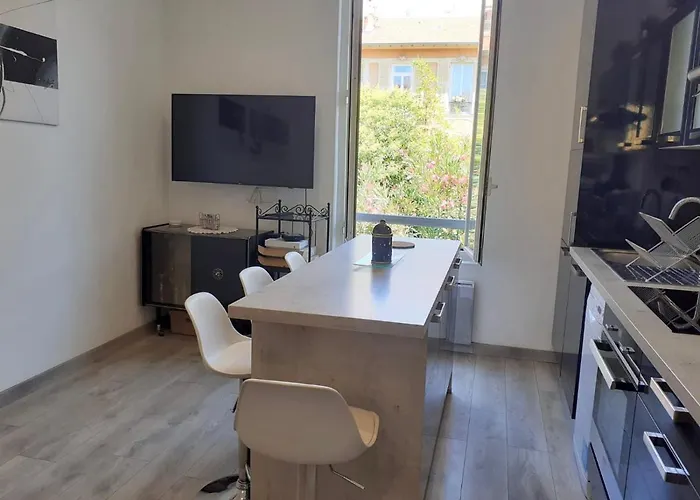2 Pieces Neuf Wifi Quartier Borriglione شقة نيس