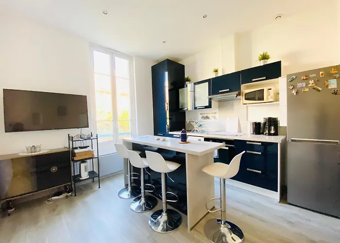 شقة 2 Pieces Neuf Wifi Quartier Borriglione *
